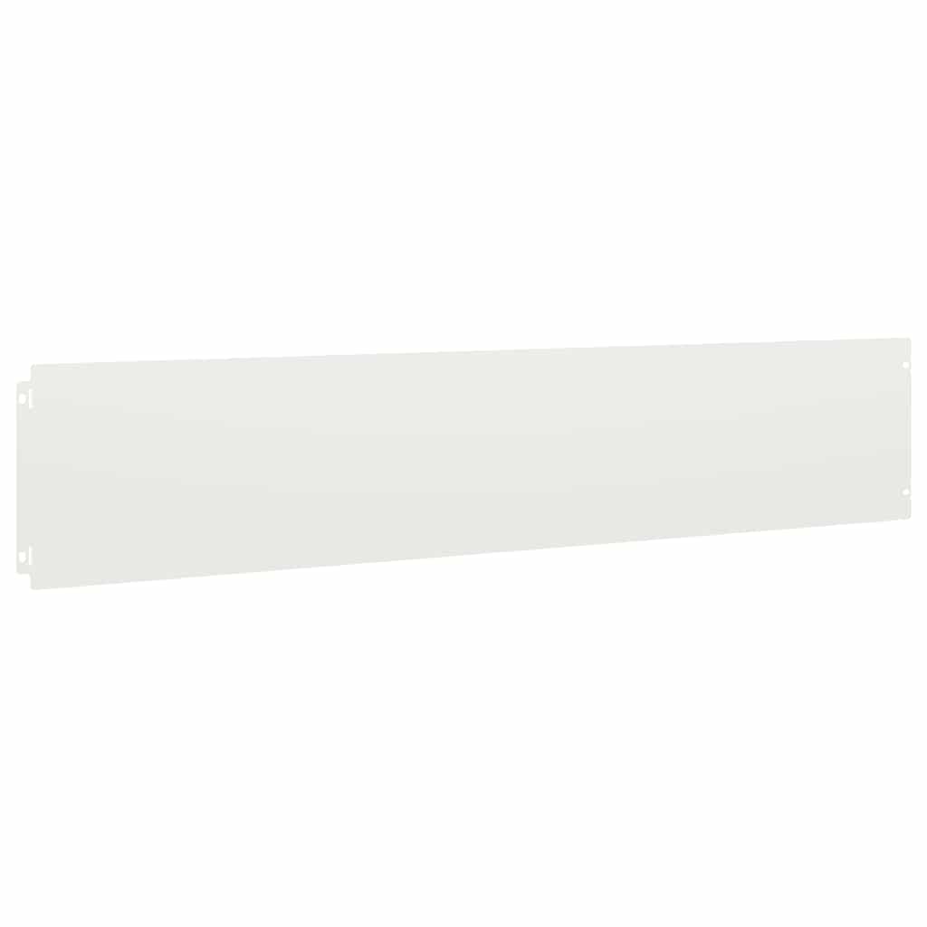 Lawn Edgings 10 pcs White 20x103 cm Cold-rolled Steel