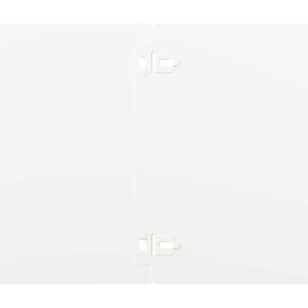 Lawn Edgings 10 pcs White 20x103 cm Cold-rolled Steel