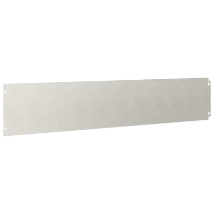 Lawn Edging 10 pcs 20 x 103 cm Stainless Steel Silver