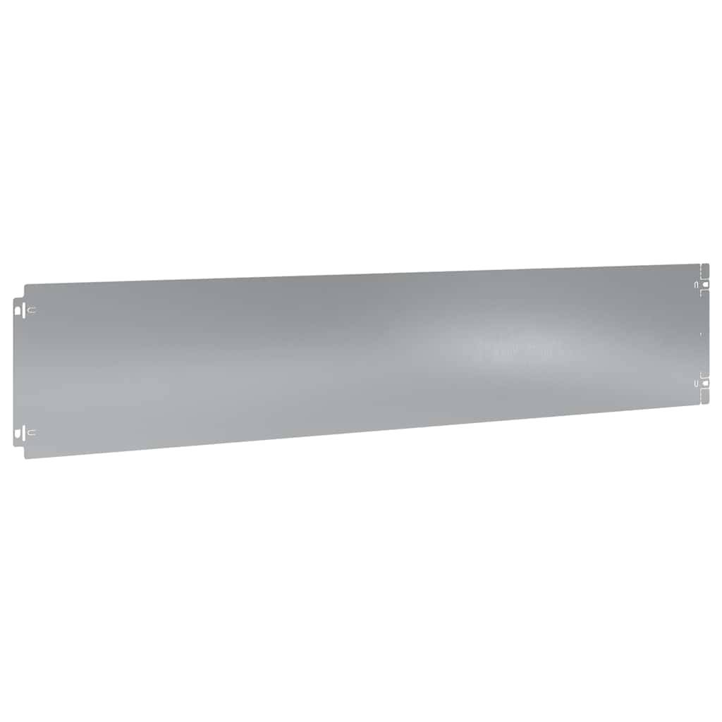 Lawn Edging 10 pcs 20 x 103 cm Galvanised Steel Silver