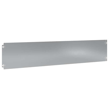 Lawn Edging 10 pcs 20 x 103 cm Galvanised Steel Silver