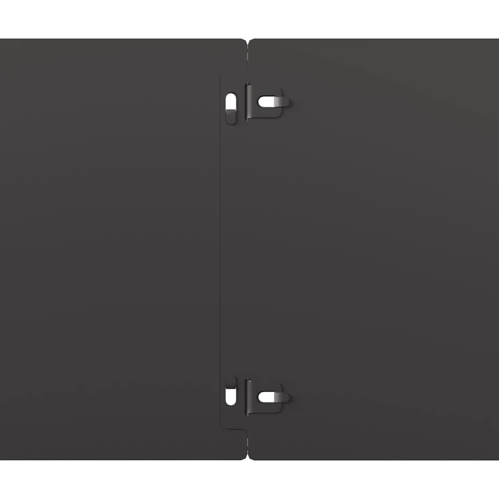 Lawn Edgings 30 pcs Black 20x103 cm Cold-rolled Steel