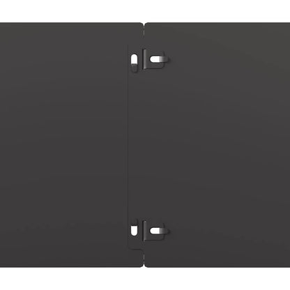 Lawn Edgings 30 pcs Black 20x103 cm Cold-rolled Steel