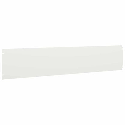 Lawn Edgings 30 pcs White 20x103 cm Cold-rolled Steel