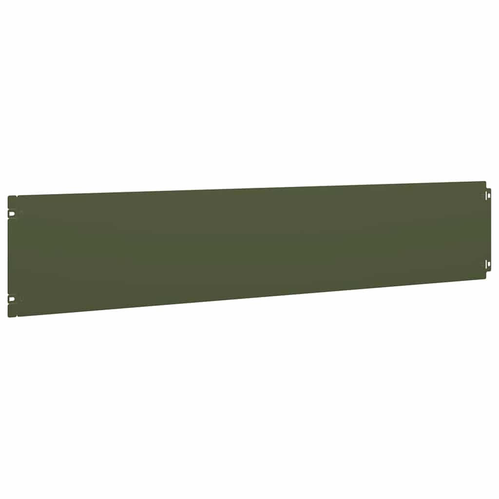 Lawn Edgings 30 pcs Olive Green 20x103 cm Cold-rolled Steel