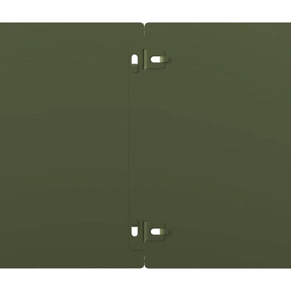 Lawn Edgings 30 pcs Olive Green 20x103 cm Cold-rolled Steel