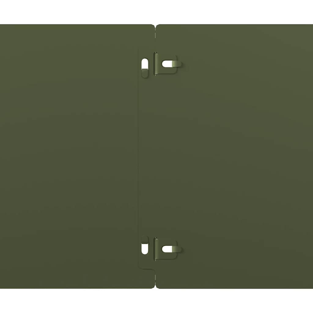 Lawn Edgings 30 pcs Olive Green 20x103 cm Cold-rolled Steel