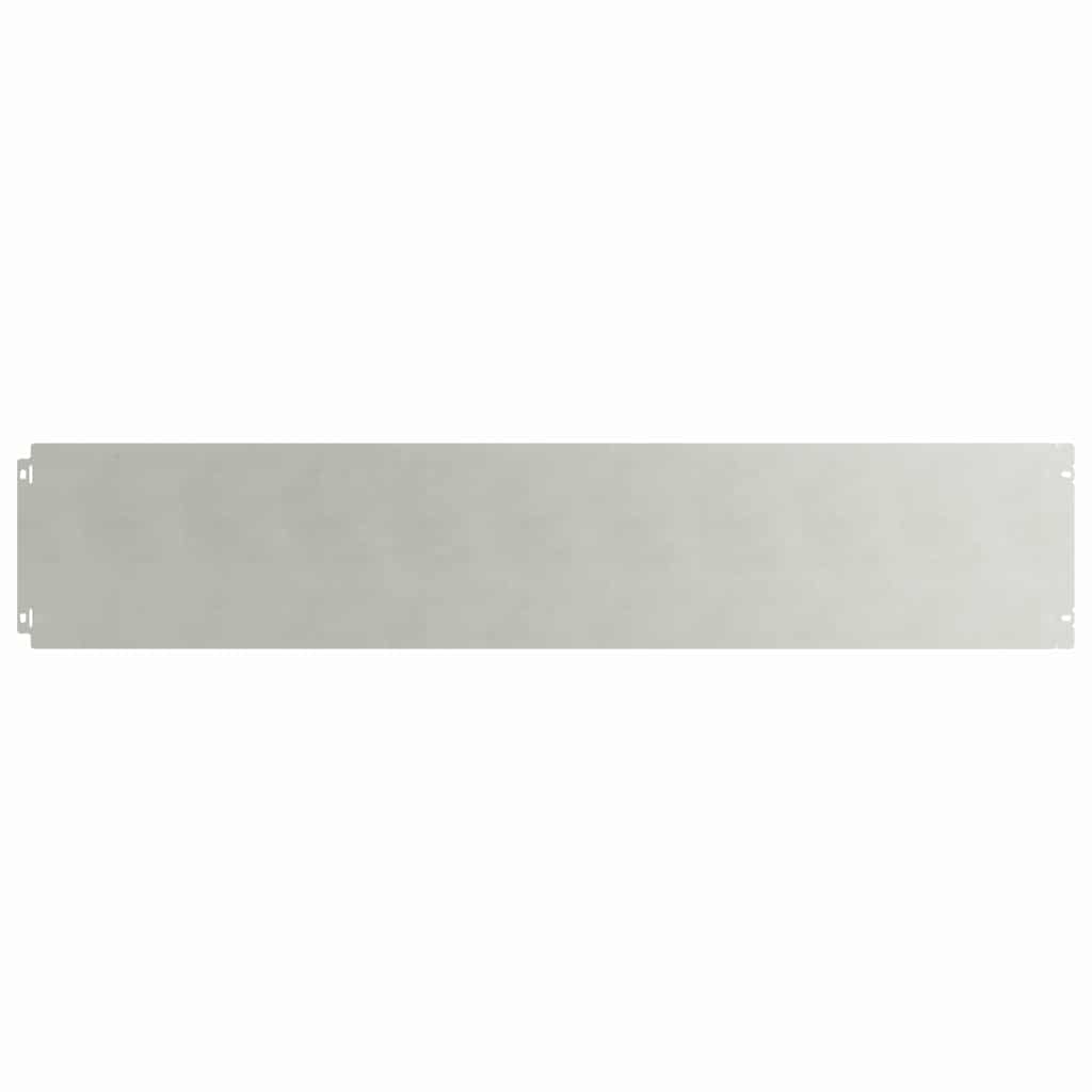 Lawn Edging 30 pcs 20 x 103 cm Stainless Steel Silver