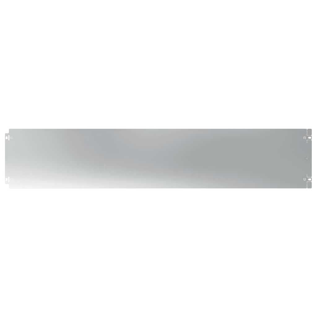 Lawn Edging 30 pcs 20 x 103 cm Galvanised Steel Silver