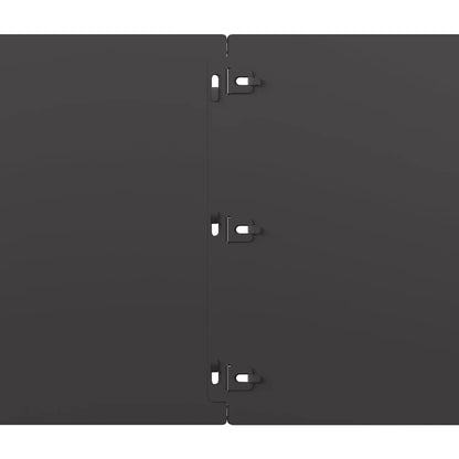 Lawn Edgings 10 pcs Black 25x103 cm Cold-rolled Steel