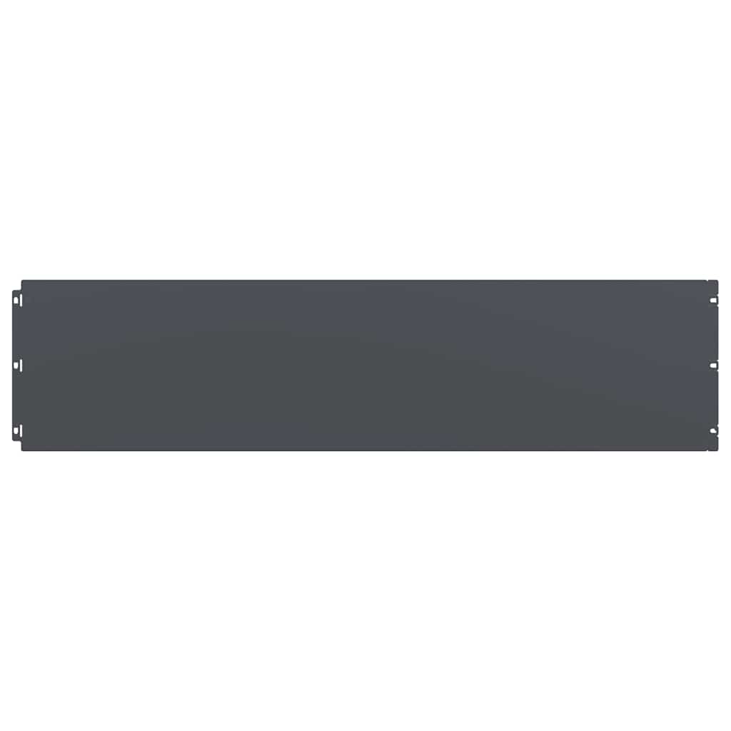 Lawn Edgings 10 pcs Anthracite 25x103 cm Cold-rolled Steel