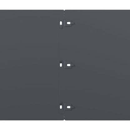 Lawn Edgings 10 pcs Anthracite 25x103 cm Cold-rolled Steel