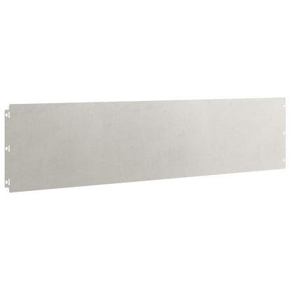 Lawn Edging 10 pcs 25 x 103 cm Stainless Steel Silver