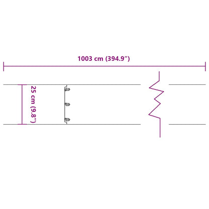 Lawn Edging 10 pcs 25 x 103 cm Stainless Steel Silver