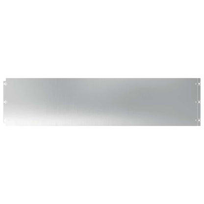 Lawn Edgings 10 pcs 25x103 cm Galvanised Steel
