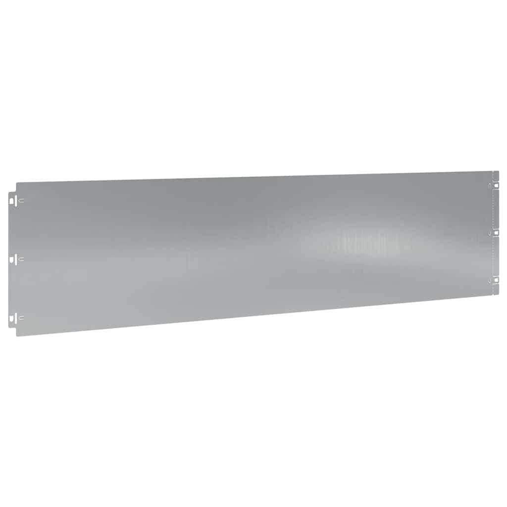 Lawn Edging 10 pcs 25 x 103 cm Galvanised Steel Silver