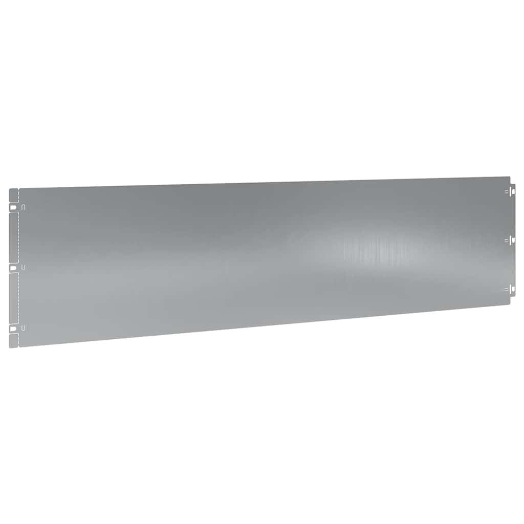 Lawn Edgings 10 pcs 25x103 cm Galvanised Steel