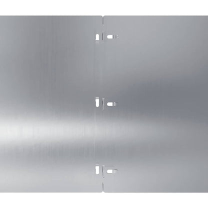Lawn Edging 10 pcs 25 x 103 cm Galvanised Steel Silver
