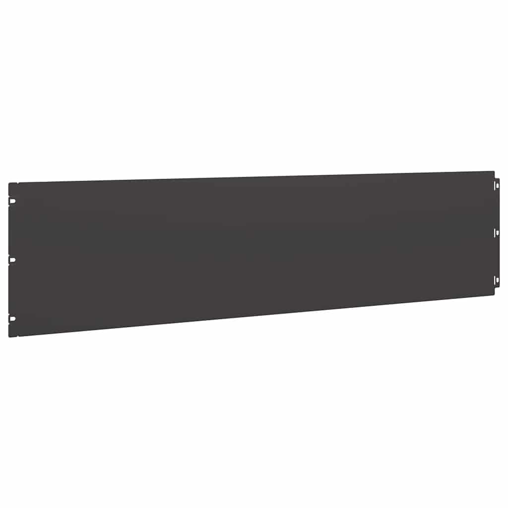 Lawn Edgings 20 pcs Black 25x103 cm Cold-rolled Steel