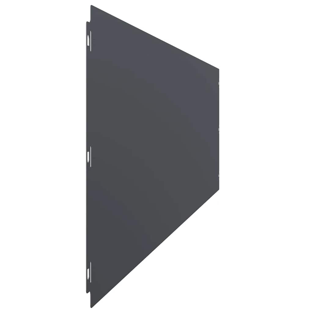 Lawn Edgings 20 pcs Anthracite 25x103 cm Cold-rolled Steel