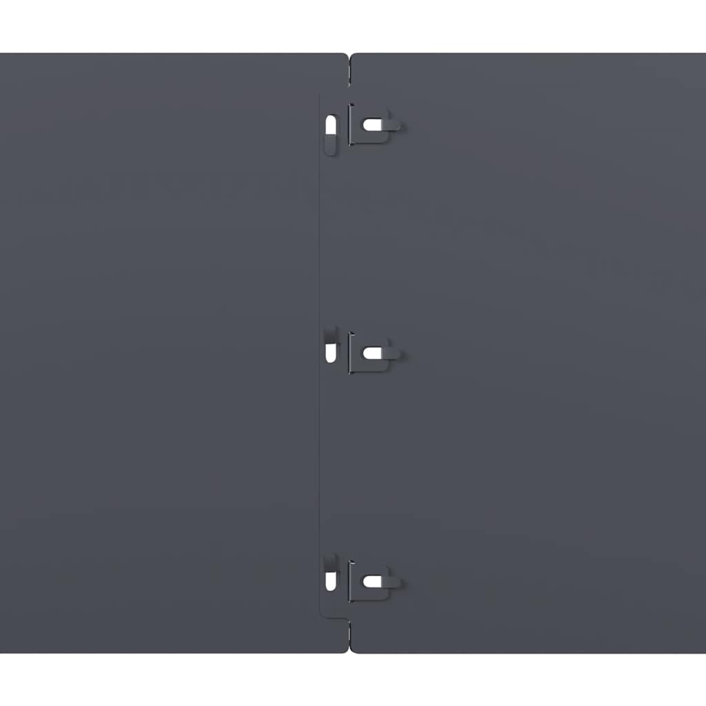 Lawn Edgings 20 pcs Anthracite 25x103 cm Cold-rolled Steel