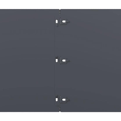 Lawn Edgings 20 pcs Anthracite 25x103 cm Cold-rolled Steel