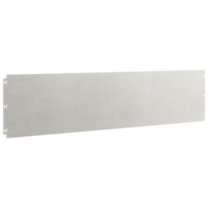 Lawn Edging 20 pcs 25 x 103 cm Stainless Steel Silver