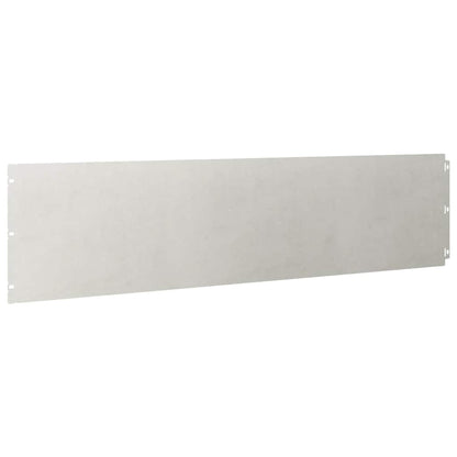 Lawn Edging 20 pcs 25 x 103 cm Stainless Steel Silver