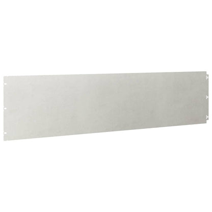 Lawn Edging 20 pcs 25 x 103 cm Stainless Steel Silver