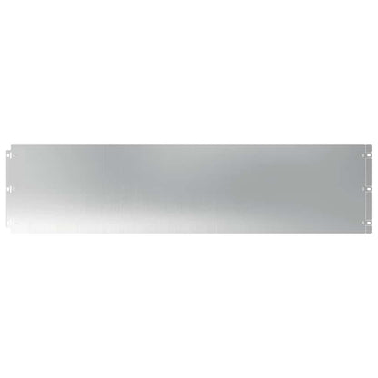 Lawn Edging 20 pcs 25 x 103 cm Galvanised Steel Silver