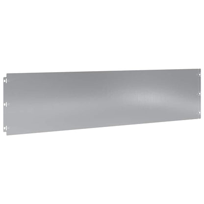 Lawn Edging 20 pcs 25 x 103 cm Galvanised Steel Silver