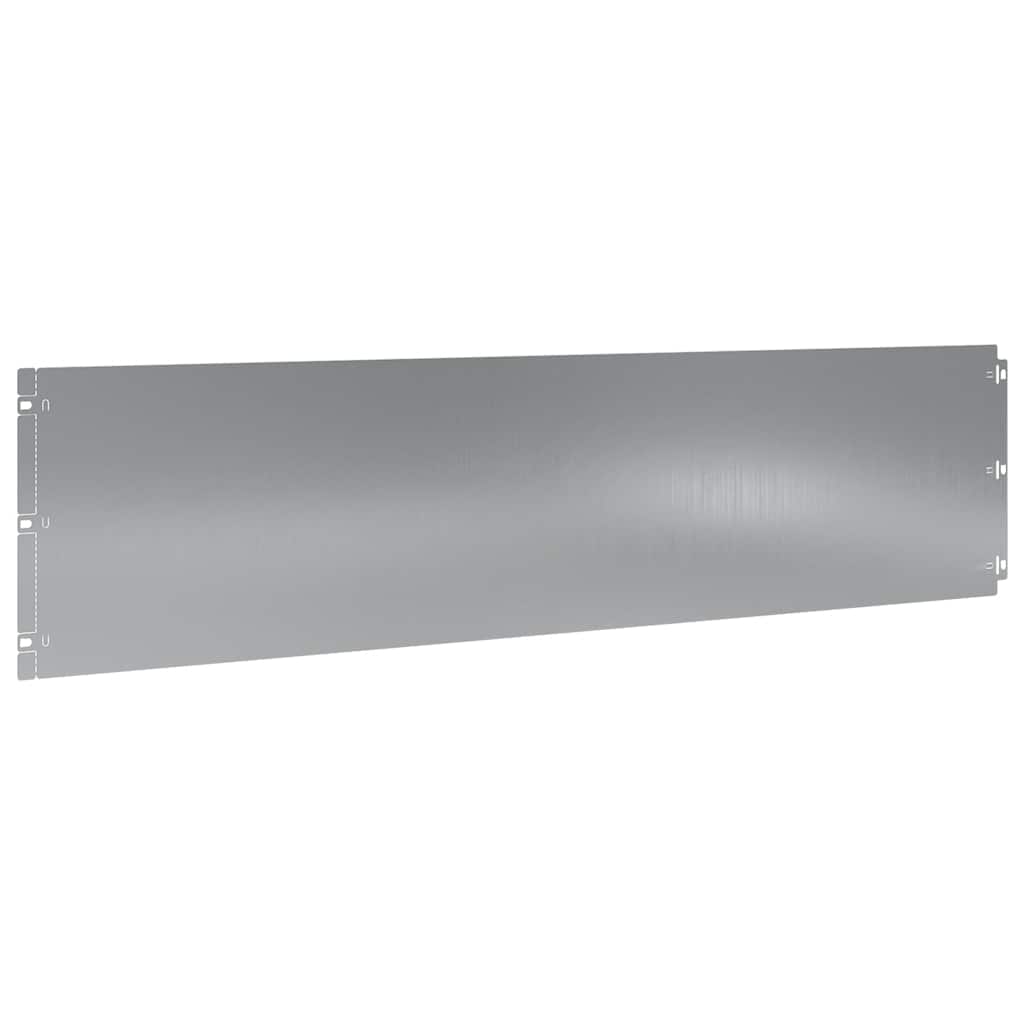 Lawn Edging 20 pcs 25 x 103 cm Galvanised Steel Silver