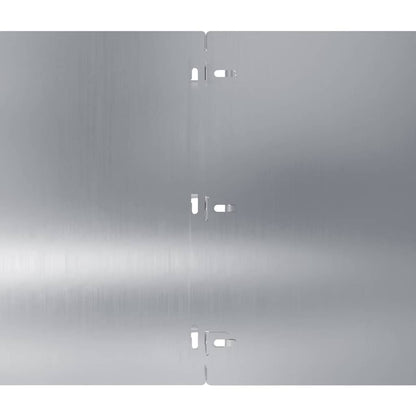 Lawn Edging 20 pcs 25 x 103 cm Galvanised Steel Silver
