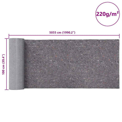Non-slip Painter Fleeces 2 pcs 50 m 220 g/m² Grey