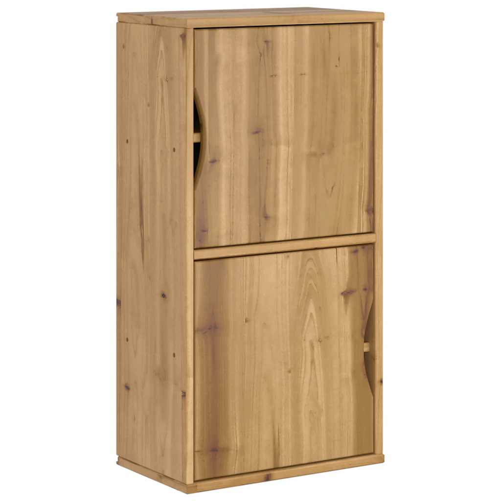 Side Cabinet "ODDA" 40x24x79 cm Solid Wood Pine