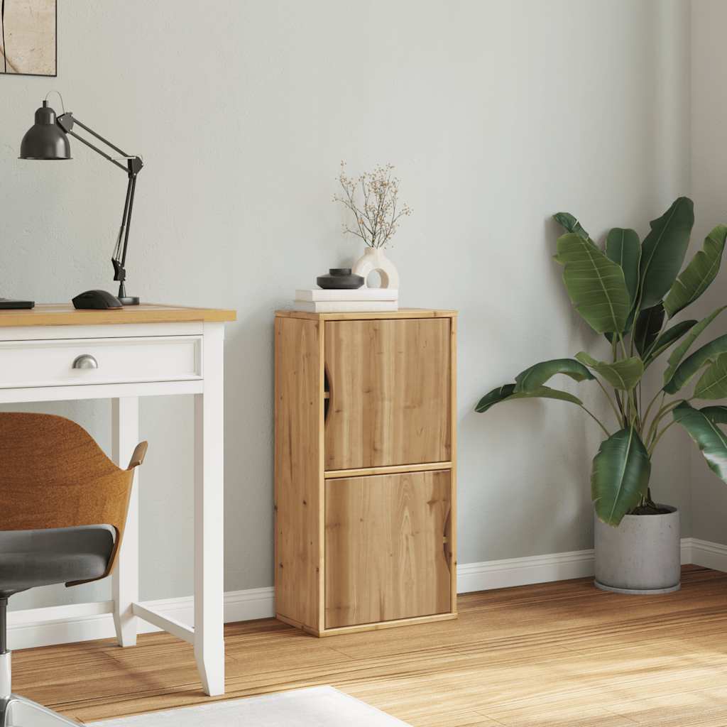 Side Cabinet "ODDA" 40x24x79 cm Solid Wood Pine