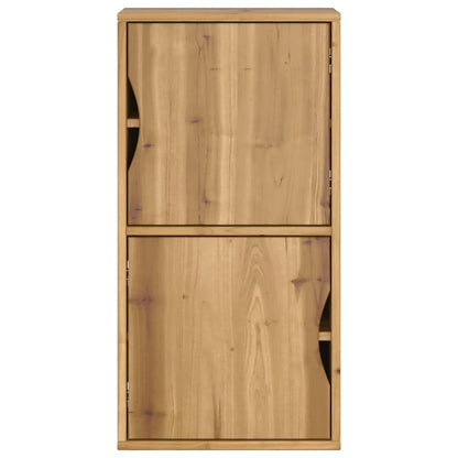 Side Cabinet "ODDA" 40x24x79 cm Solid Wood Pine