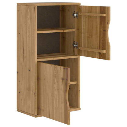Side Cabinet "ODDA" 40x24x79 cm Solid Wood Pine