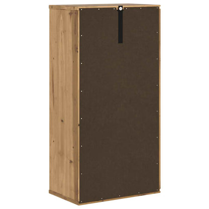 Side Cabinet "ODDA" 40x24x79 cm Solid Wood Pine
