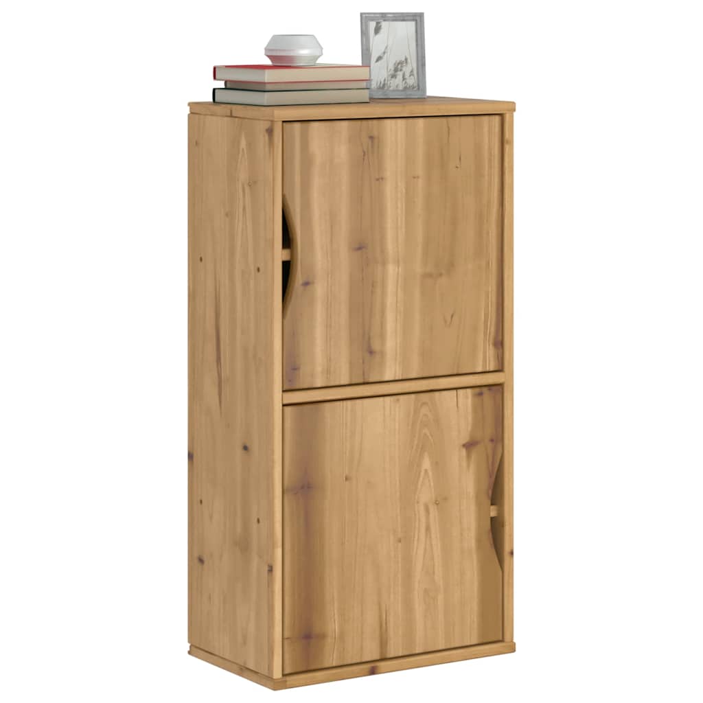 Side Cabinet "ODDA" 40x24x79 cm Solid Wood Pine