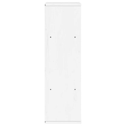 Side Cabinet ODDA White 40x24x79 cm Solid Wood Pine
