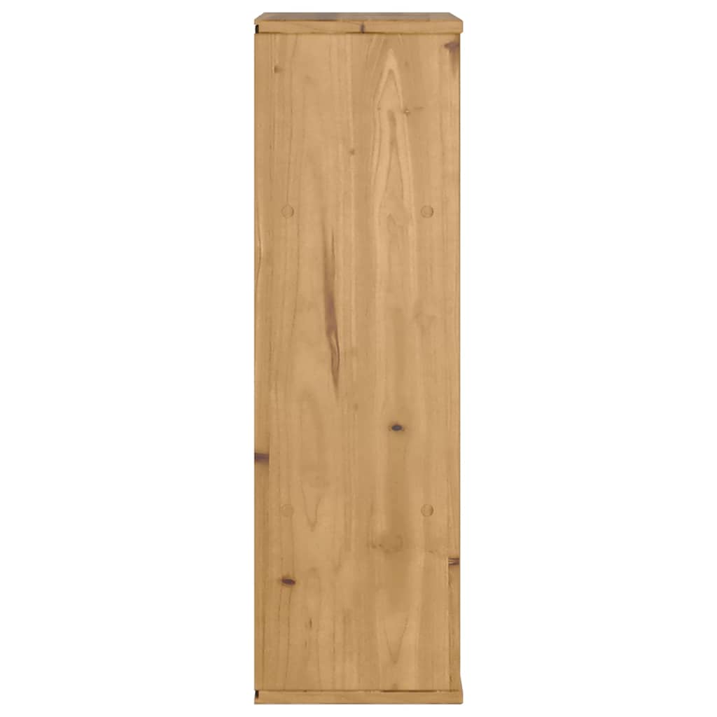 Side Cabinet with Drawers ODDA 40x24x79 cm Solid Wood Pine