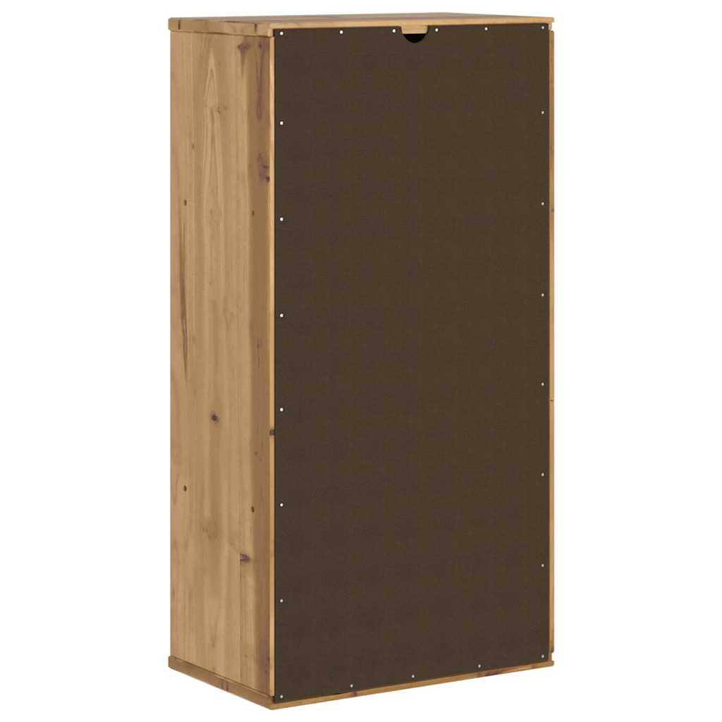 Side Cabinet ODDA 40x24x79 cm Solid Wood Pine
