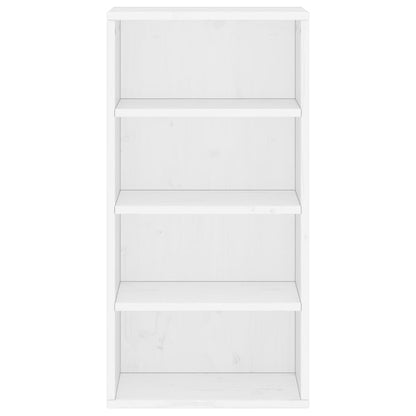 Side Cabinet ODDA White 40x24x79 cm Solid Wood Pine