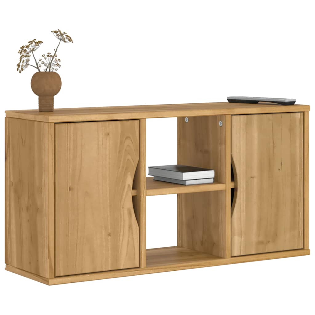 TV Cabinet ODDA 79x24x40 cm Solid Wood Pine