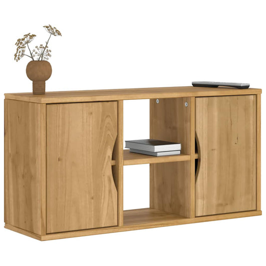 TV Cabinet ODDA 79x24x40 cm Solid Wood Pine