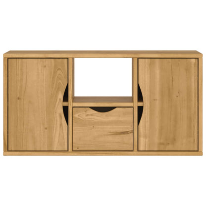 TV Cabinet with Drawer “ODDA” 79x24x40 cm Solid Wood Pine