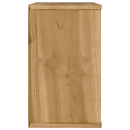 TV Cabinet with Drawer “ODDA” 79x24x40 cm Solid Wood Pine