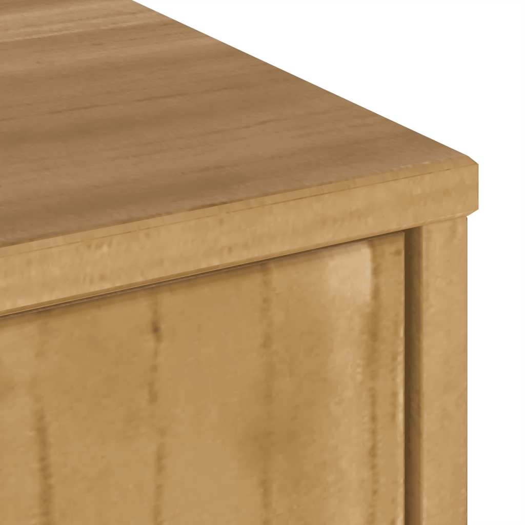 TV Cabinet with Drawer “ODDA” 79x24x40 cm Solid Wood Pine