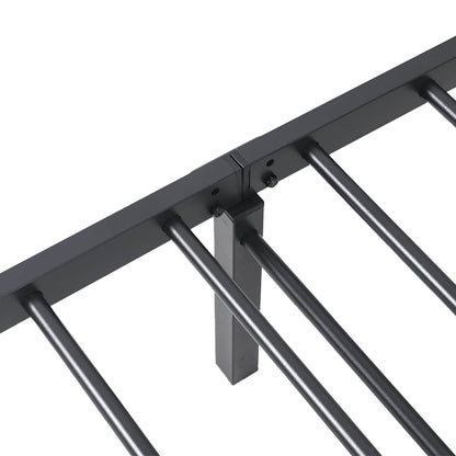 Bed Frame without Mattress Foldable Black 90x200 cm Steel
